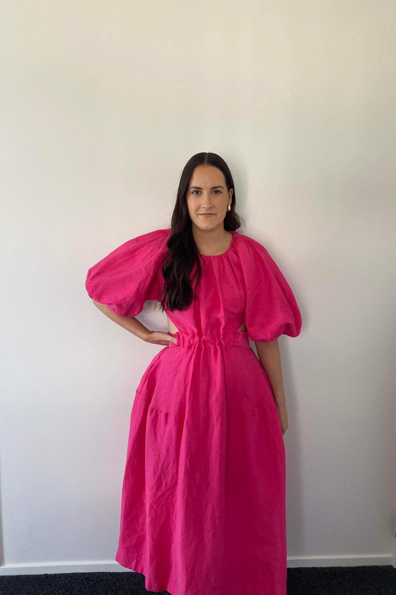Aje Mimosa Cutout Midi Dress Aje Mimosa Cutout Midi Dress