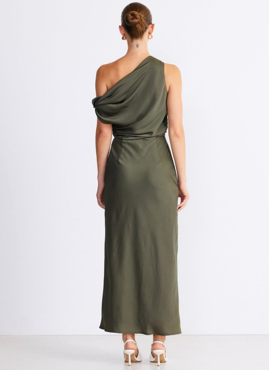 SNDYS Calissa Maxi Dress Khaki