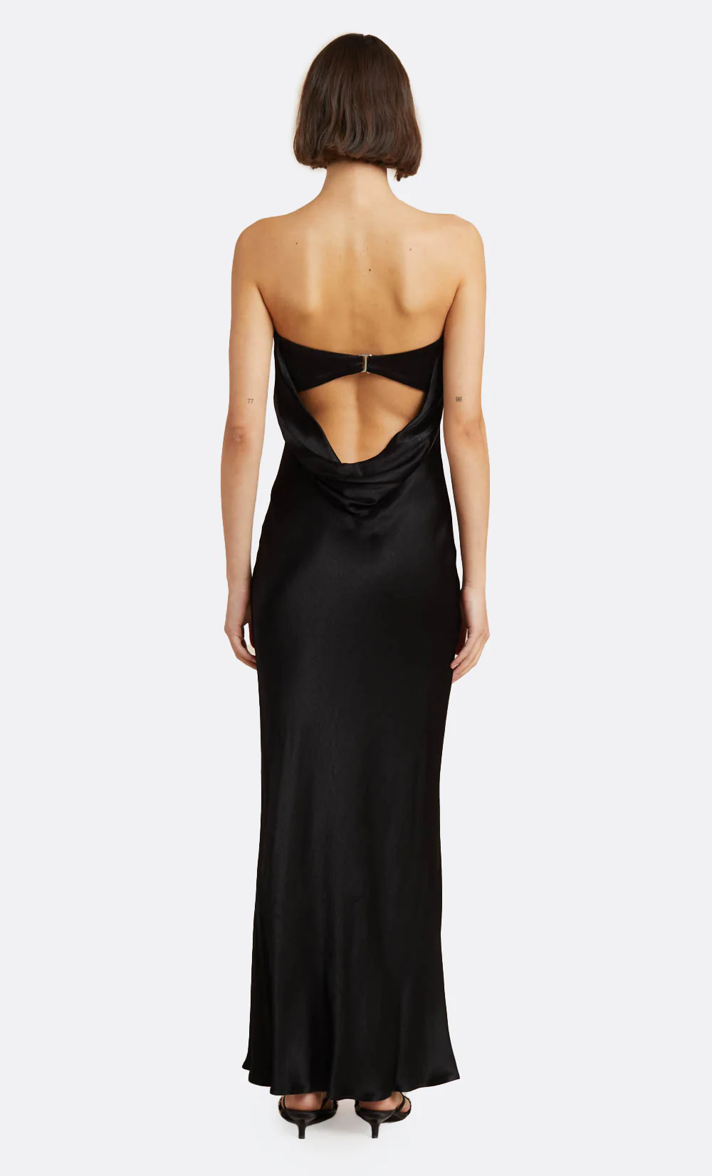 Bec + Bridge Moon Dance Strapless Dress in Black
