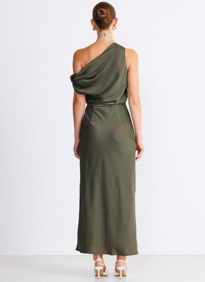 SNDYS Calissa Maxi Dress Khaki